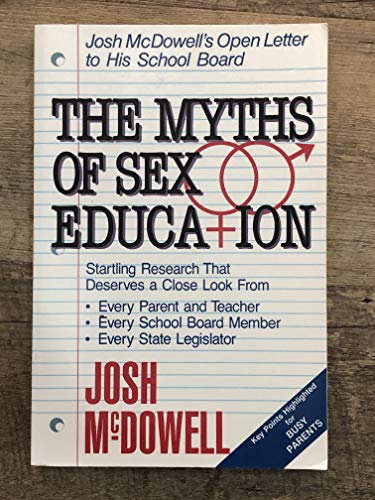 Beispielbild fr The Myths of Sex Education: Josh McDowell's Open Letter to His School Board zum Verkauf von Wonder Book