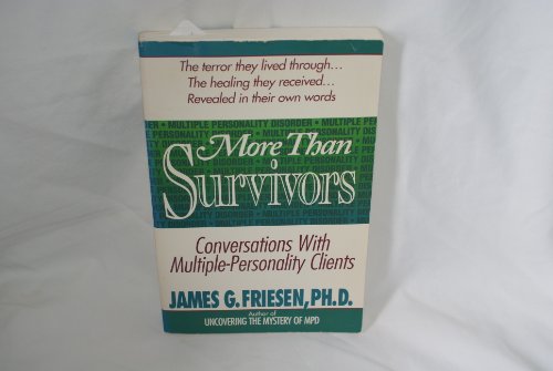 Beispielbild fr More Than Survivors: Conversations with Multiple Personality Clients zum Verkauf von Wonder Book