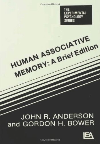 9780898590203: Human Associative Memory