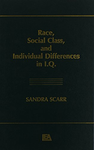 Beispielbild fr I. Q.: Race, Social Class and Individual Differences zum Verkauf von Shadow Books