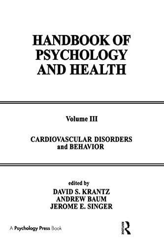 Imagen de archivo de Handbook of Psychology and Health Volume III: Cardiovascular Disorders and Behavior (Environment and Health) a la venta por Revaluation Books