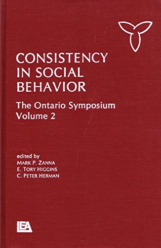 Imagen de archivo de Consistency in Social Behavior a la venta por Better World Books