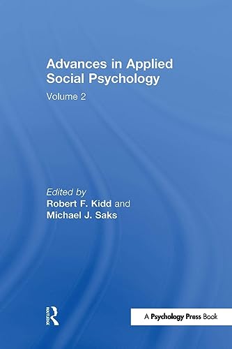 Beispielbild fr Advances in Applied Social Psychology: Volume 2 zum Verkauf von Zubal-Books, Since 1961