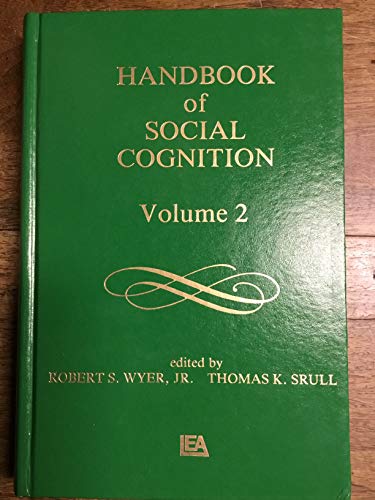 Imagen de archivo de Handbook of Social Cognition a la venta por Better World Books
