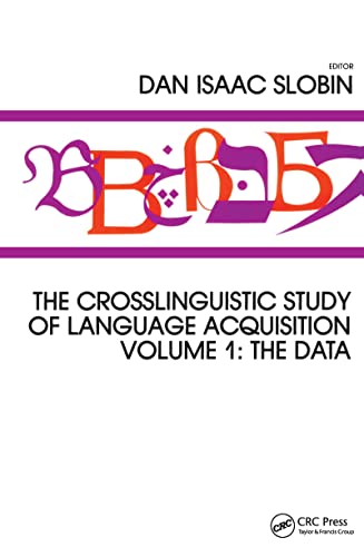 Stock image for The Crosslinguistic Study of Language Acquisition (Volumes 1 and 2) for sale by Anybook.com