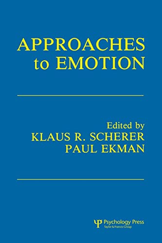 Stock image for Approaches to Emotion for sale by Better World Books