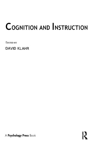 Imagen de archivo de Cognition and Instruction a la venta por Zubal-Books, Since 1961