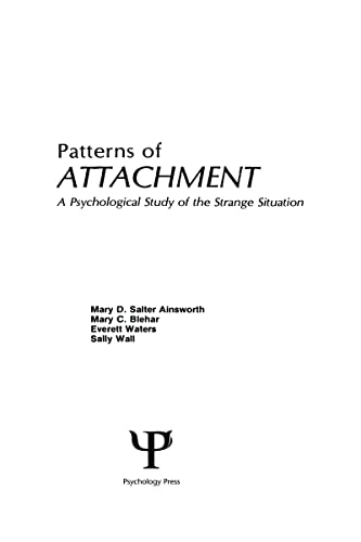 Stock image for Patterns of Attachment: A Psychological Study of the Strange Situation for sale by Zoom Books Company