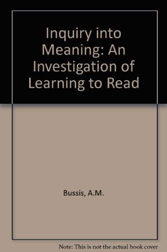 9780898595048: Inquiry into Meaning: An Investigation of Learning to Read
