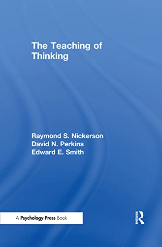Stock image for The Teaching of Thinking for sale by Irish Booksellers