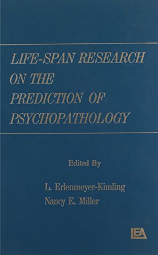 Beispielbild fr Life Span Research on the Prediction of Psychopathology zum Verkauf von Doss-Haus Books