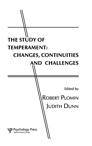 Imagen de archivo de The Study of Temperament: Changes, Continuities, and Challenges a la venta por Chiron Media