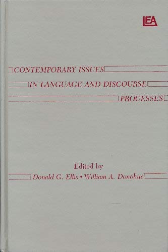 Imagen de archivo de Contemporary Issues in Language and Discourse Processes a la venta por Better World Books