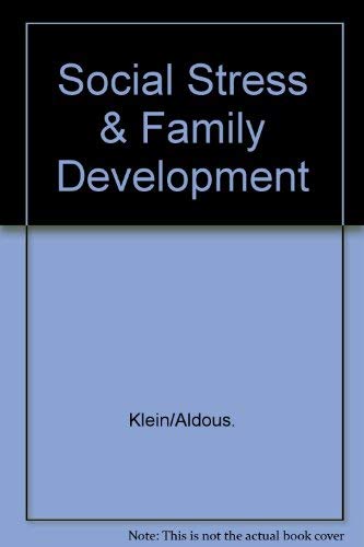 Stock image for Social Stress and Family Development for sale by Better World Books