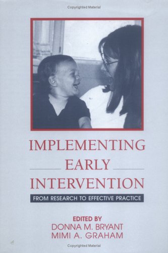 Imagen de archivo de Implementing Early Intervention: From Research to Effective Practice a la venta por HPB Inc.