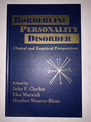 9780898622621: Borderline Personality Disorder: Clinical and Empirical Perspectives