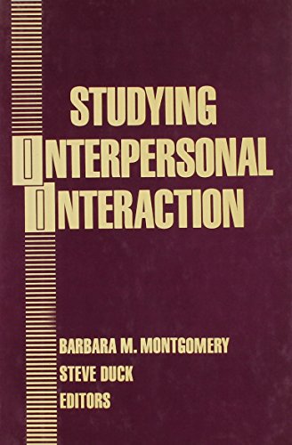 Stock image for Studying Interpersonal Interaction for sale by Better World Books