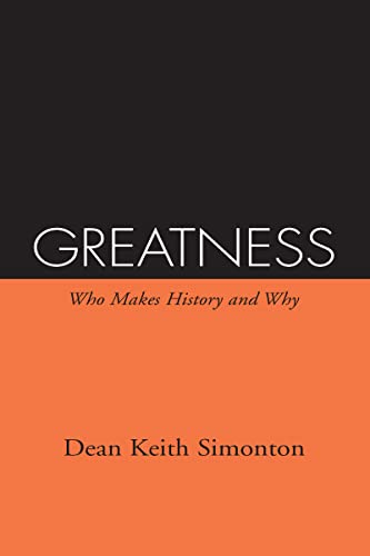 Beispielbild fr Greatness : Who Makes History and Why zum Verkauf von Better World Books