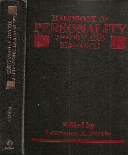 Imagen de archivo de Handbook of Personality : Theory and Research a la venta por Better World Books