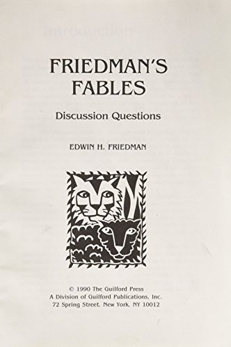 Beispielbild fr Friedman's Fables: Discussion Questions zum Verkauf von Wonder Book