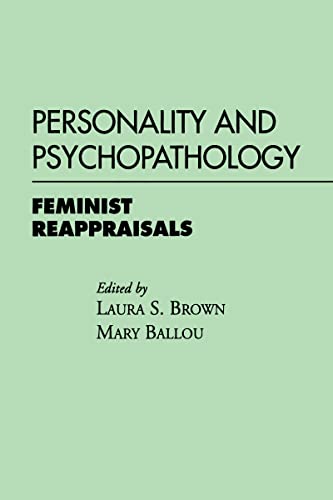 9780898625004: Personality and Psychopathology: Feminist Reappraisals
