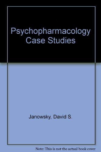 Beispielbild fr Psychopharmacology Case Studies zum Verkauf von Library House Internet Sales