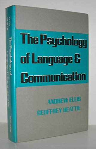 9780898626919: The Psychology of Language And Communication