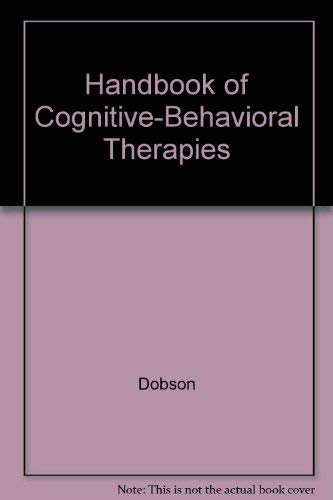 9780898627046: Handbook of Cognitive-Behavioral Therapies