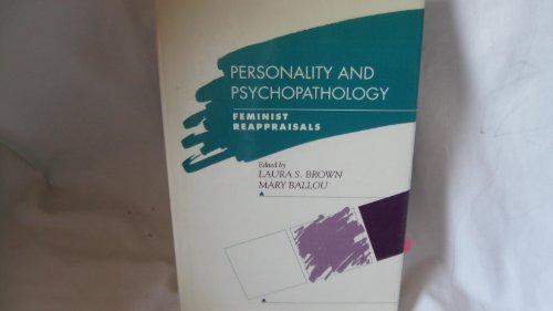 9780898627749: Personality and Psychopathology: Feminist Reappraisals