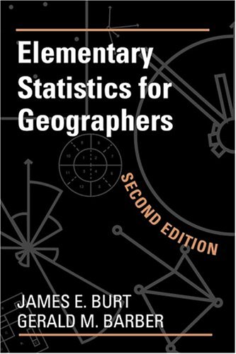 9780898629996: Elementary Statistics for Geographers: Second Edition