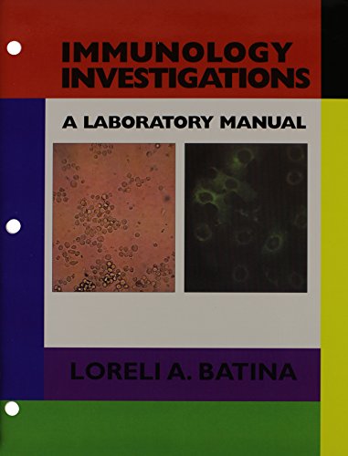 9780898631760: Immunology Investigations - A Laboratory Manual