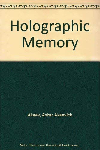 Imagen de archivo de Holographic Memory a la venta por dsmbooks