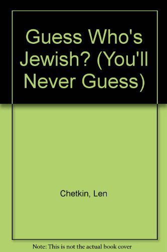 Stock image for Guess Who's Jewish? (You'll Never Guess) for sale by SecondSale