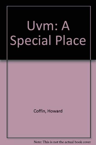 Stock image for UVM: A Special Place for sale by ThriftBooks-Atlanta
