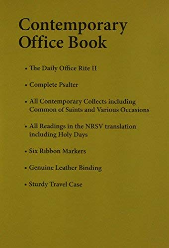 Contemporary Office Book: New Revised Standard Version (9780898691887) by Church Publishing