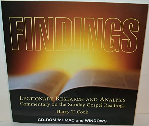 Findings: Lectionary Research and Analysis (9780898694307) by Cook, Harry