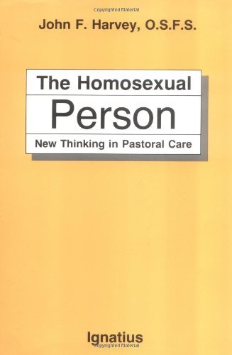 Imagen de archivo de The Homosexual Person: New Thinking in Pastoral Care a la venta por Wonder Book