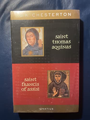 Imagen de archivo de St. Thomas Aquinas and St. Francis of Assisi: With Introductions by Ralph McInerny and Joseph Pearce a la venta por SecondSale