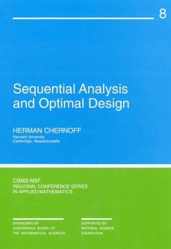 Imagen de archivo de Sequential Analysis and Optimal Design a la venta por Zubal-Books, Since 1961