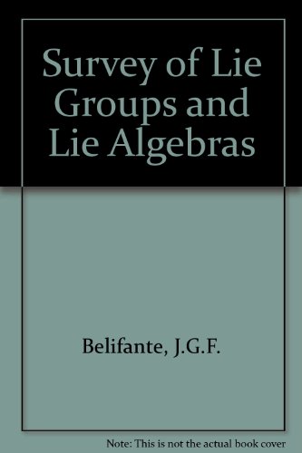 Stock image for A survey of Lie groups and Lie algebras with applications and computational methods for sale by HPB-Red