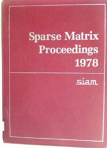 Beispielbild fr SPARSE MATRIX 1978: PROCEEDINGS zum Verkauf von Green Ink Booksellers