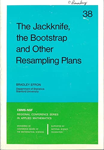 Beispielbild fr The Jackknife, the Bootstrap, and Other Resampling Plans (CBMS-NSF Regional Conference Series in Applied Mathematics) zum Verkauf von SecondSale