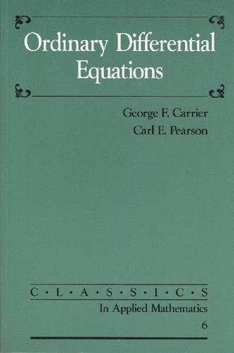 9780898712650: Ordinary Differential Equations Paperback: 6 (Classics in Applied Mathematics, Series Number 6)