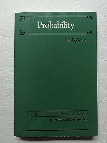 Beispielbild fr PROBABILITY (CLASSICS IN APPLIED MATHEMANTICS, 7) zum Verkauf von Second Story Books, ABAA