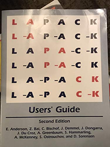 Beispielbild fr Lapack Users' Guide zum Verkauf von ThriftBooks-Dallas