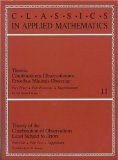 Stock image for Theory of the Combination of Observations Least Subject to Errors: Part One, Part Two, Supplement (Classics in Applied Mathematics, Series Number 11) for sale by Front Cover Books