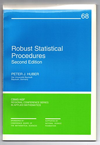 9780898713794: Robust Statistical Procedures 2nd Edition Paperback (CBMS-NSF Regional Conference Series in Applied Mathematics, Series Number 27)