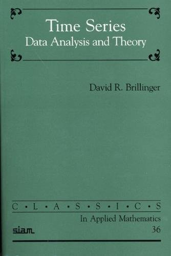 Imagen de archivo de Time Series: Data Analysis and Theory (Classics in Applied Mathematics, Series Number 36) a la venta por Books of the Smoky Mountains