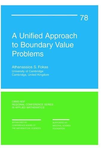 Imagen de archivo de A Unified Approach to Boundary Value Problems a la venta por Blackwell's