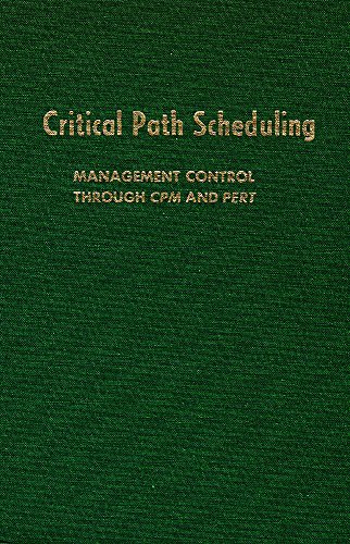 Beispielbild fr Critical Path Scheduling: Management Control zum Verkauf von Wonder Book